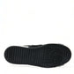 Black Leather Portofino Low Top Men Sneakers Shoes