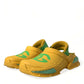 Yellow Green Rubber Clogs Men Slippers Men Shoes