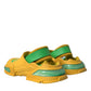 Yellow Green Rubber Clogs Men Slippers Men Shoes