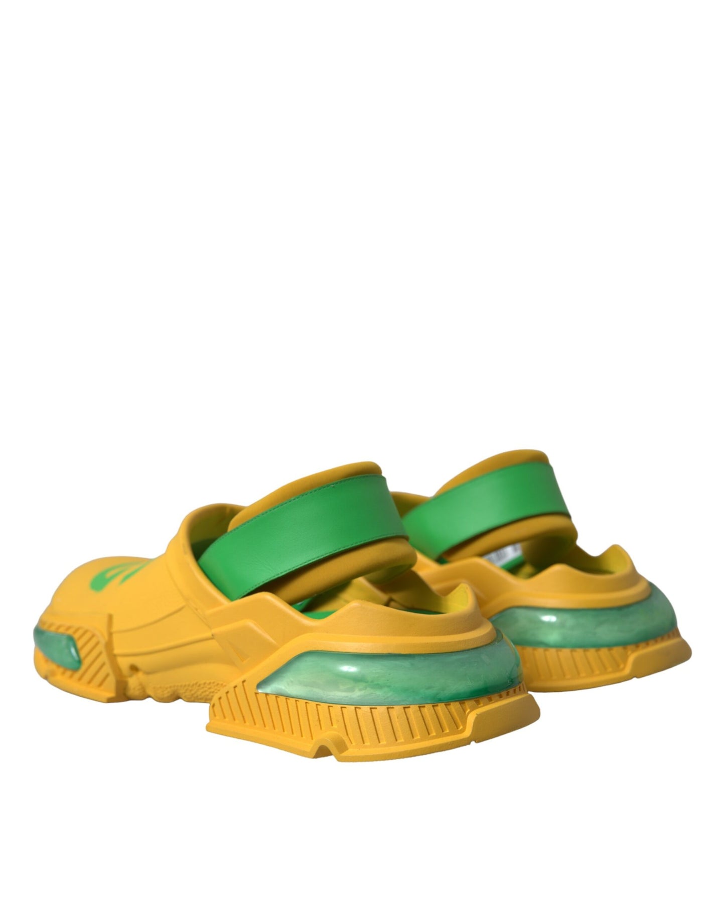 Yellow Green Rubber Clogs Men Slippers Men Shoes