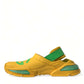 Yellow Green Rubber Clogs Men Slippers Men Shoes