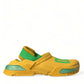 Yellow Green Rubber Clogs Men Slippers Men Shoes