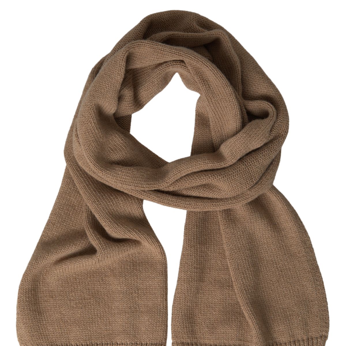 Elegant Camel Brown Women's Scarf