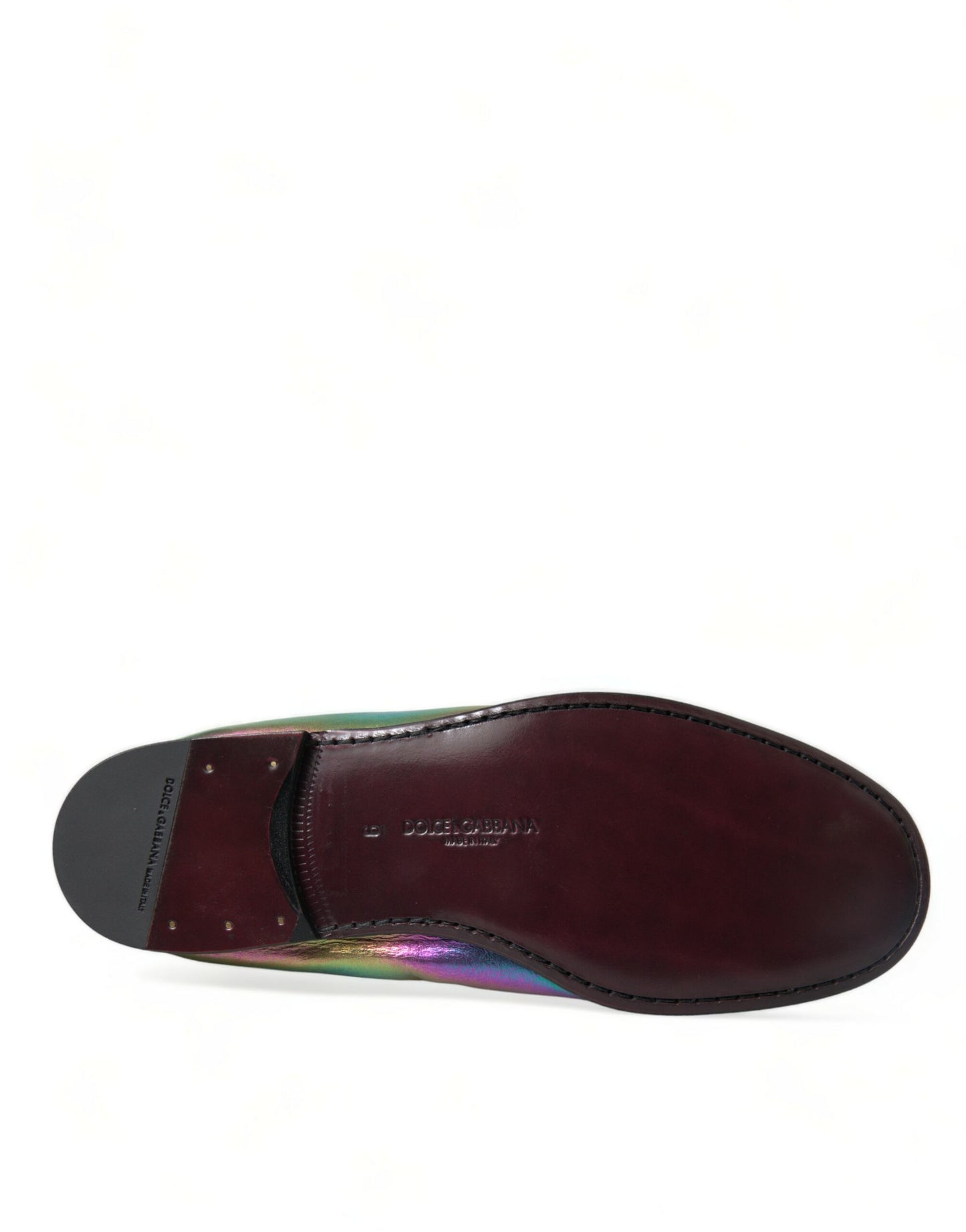 Multicolor Leather DG Logo Loafer Dress Shoes