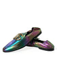 Multicolor Leather DG Logo Loafer Dress Shoes