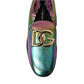 Multicolor Leather DG Logo Loafer Dress Shoes