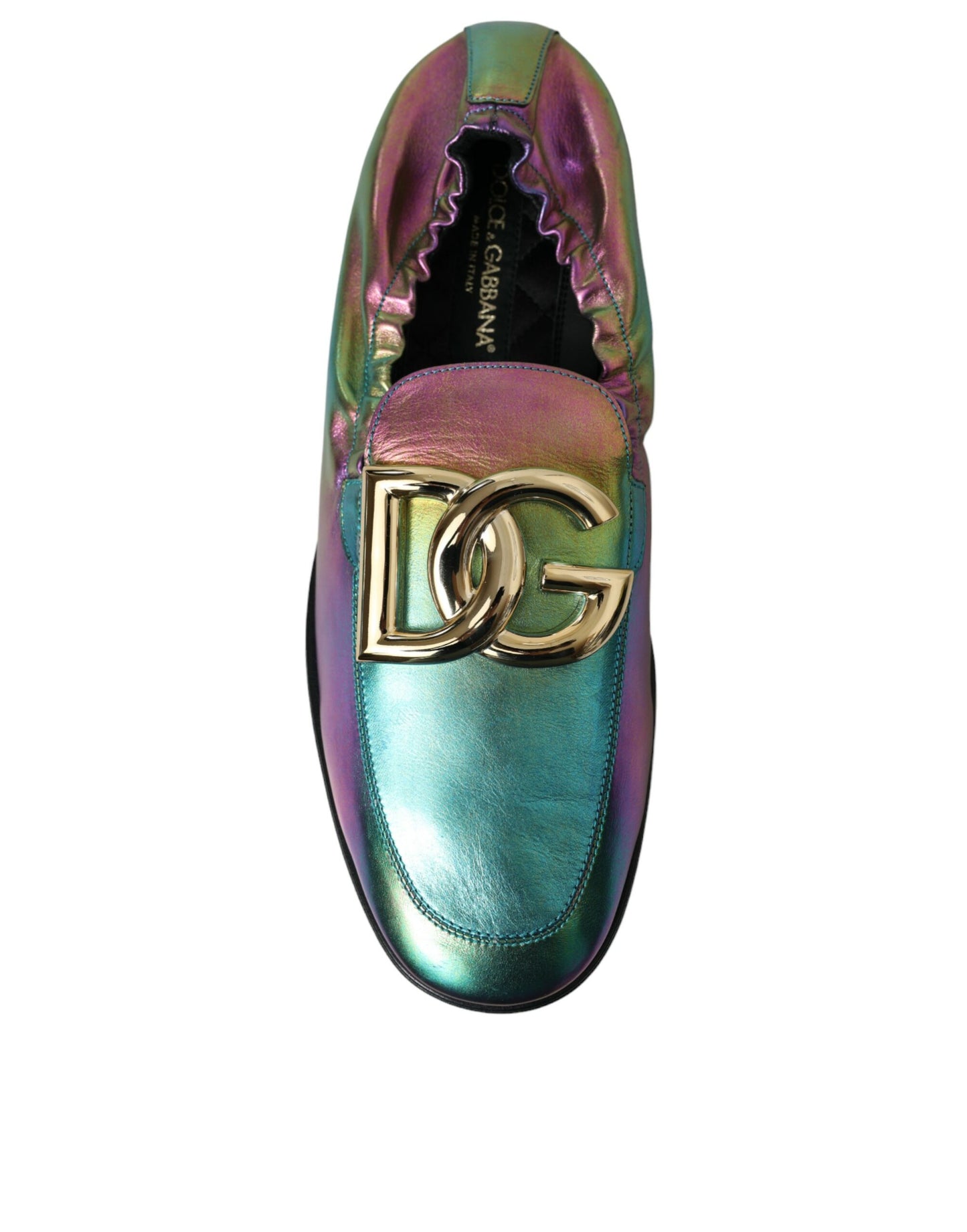 Multicolor Leather DG Logo Loafer Dress Shoes