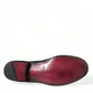 Black Floral Slippers Men Loafers Dress Shoes
