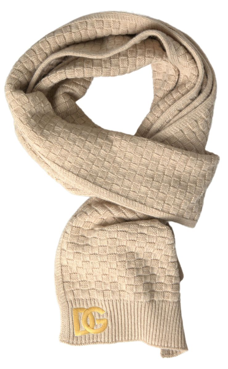 Elegant Beige Camel Scarf