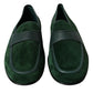 Green Velvet Slip On Men Loafer Dress Shoes
