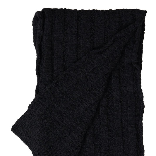 Elegant Virgin Wool Blend Men's Scarf