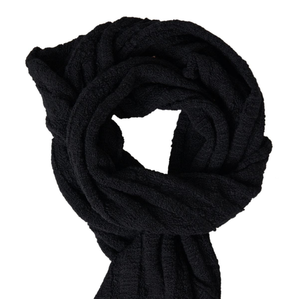 Elegant Virgin Wool Blend Men's Scarf