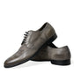 Brown Leather Lace Up Formal Derby Dress Shoes