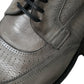 Brown Leather Lace Up Formal Derby Dress Shoes