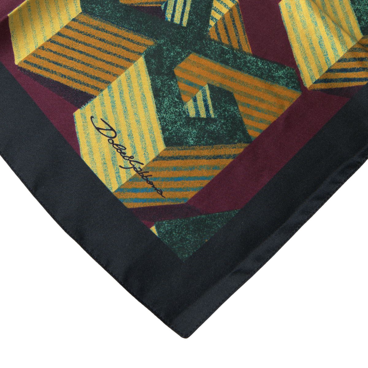 Multicolor Printed Square Handkerchief Scarf