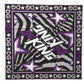 Elegant Multicolor Cotton Men's Square Scarf