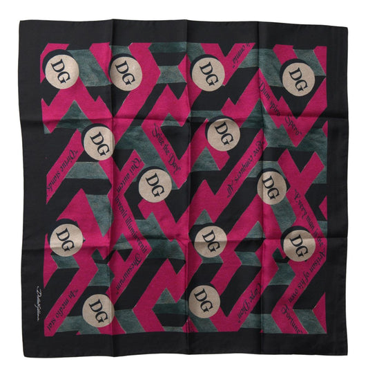 Elegant Silk Square Scarf for Men