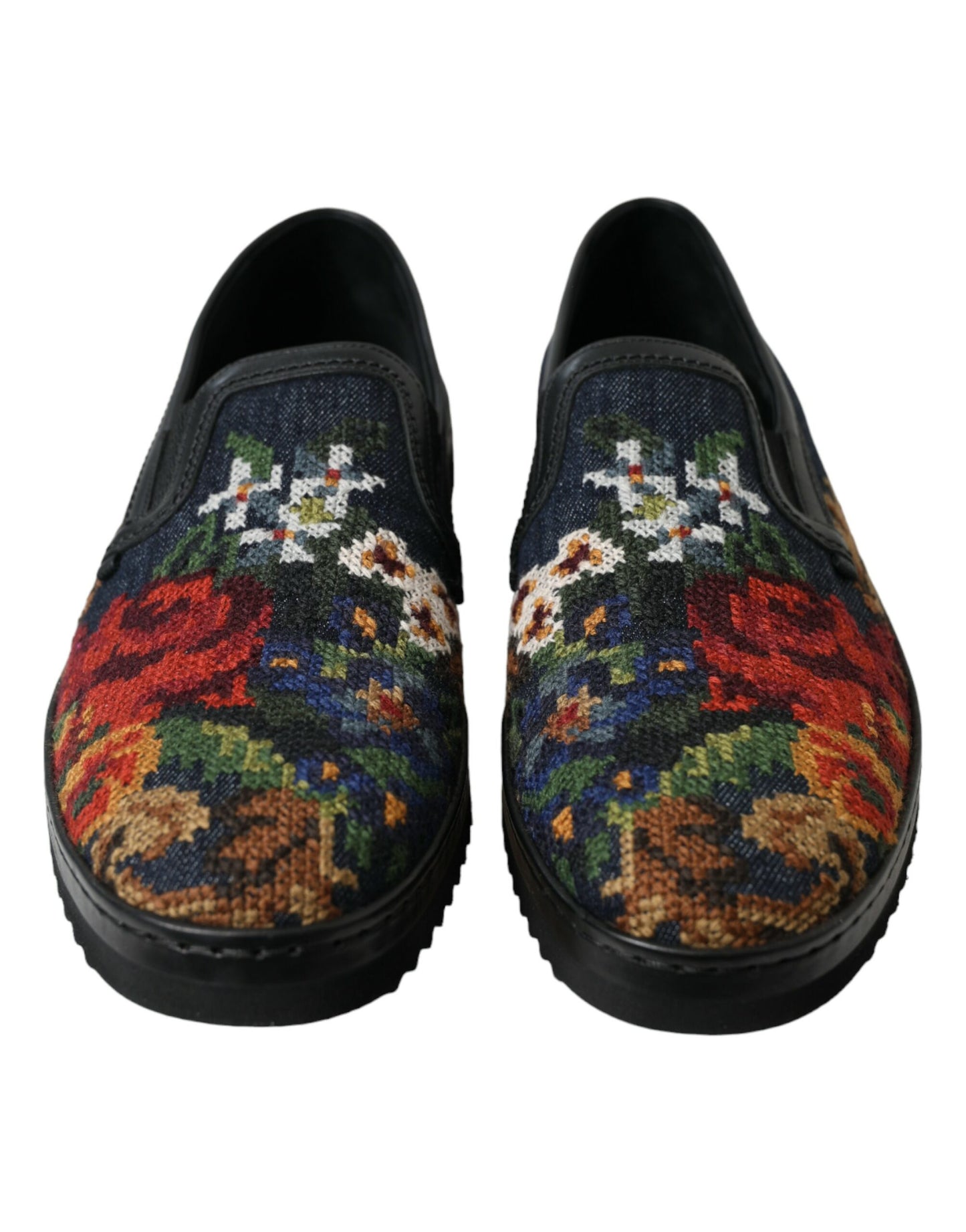 Multicolor Floral Slippers Men Loafers Shoes