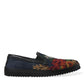 Multicolor Floral Slippers Men Loafers Shoes