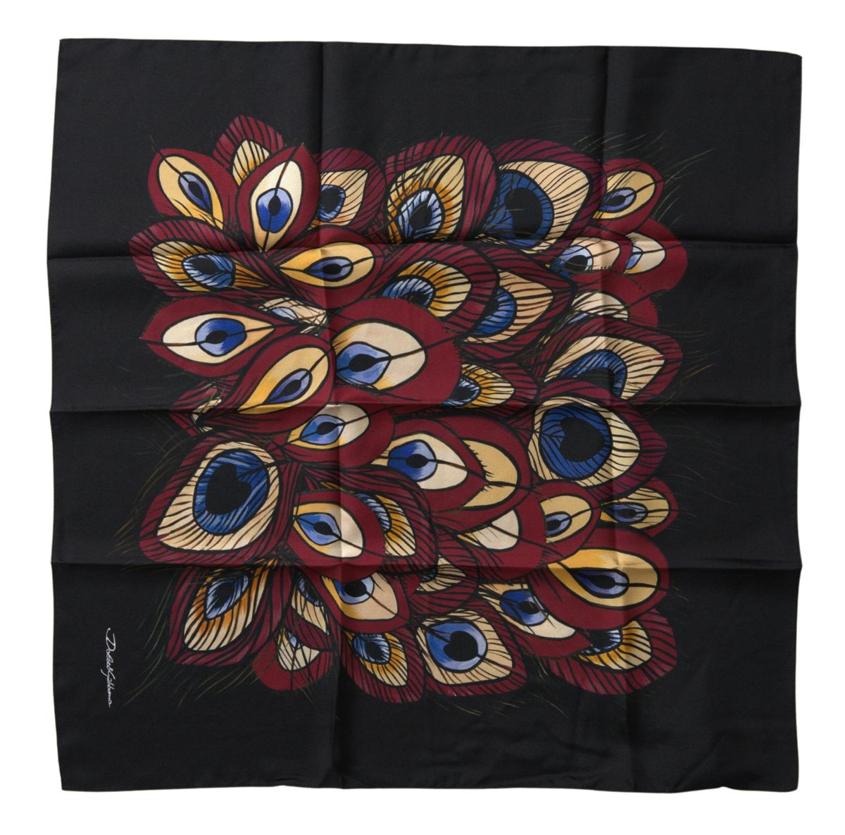 Elegant Men's Silk Square Scarf