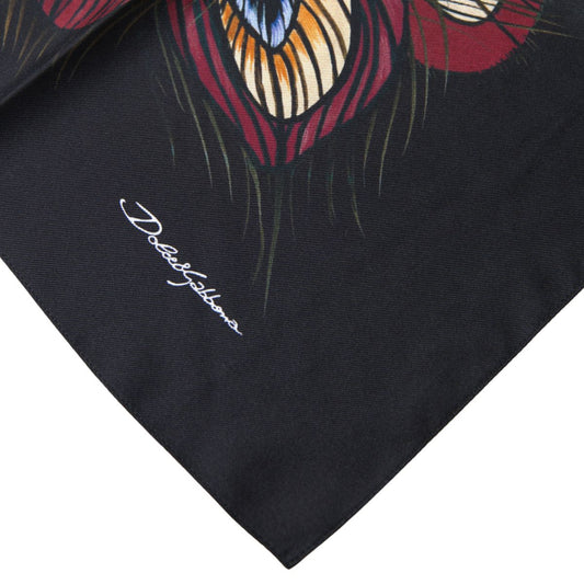 Elegant Men's Silk Square Scarf