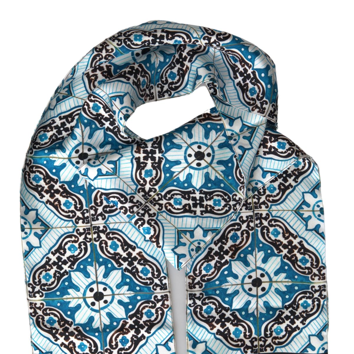 Elegant Silk Men's Neck Wrap Scarf