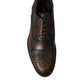 Brown Exotic Leather Lace Up Oxford Dress Shoes