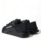 Black NS1 Low Top Lace Up Sneaker Women Shoes