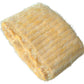 Yellow Polyester Mohair Fiber Neck Wrap Scarf