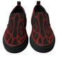 Red Black Leopard Loafers Men Sneakers Shoes
