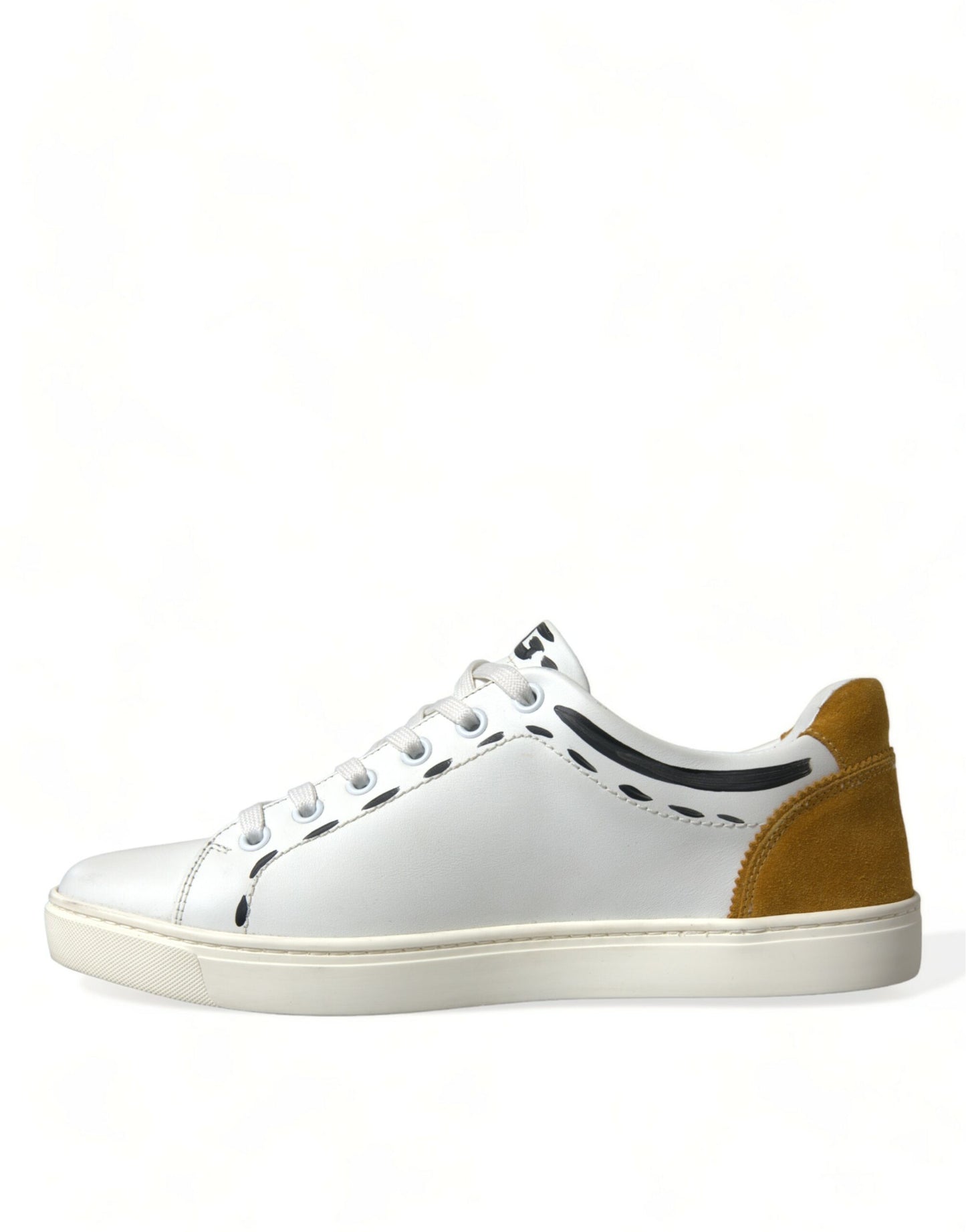 White Leather LOVE Milano Men Sneakers Shoes