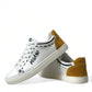White Leather LOVE Milano Men Sneakers Shoes