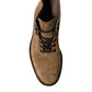 Brown Leather Lace Up Ankle Boots Shoes