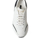 Chic Black & White Daymaster Leather Sneakers