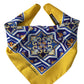 Elegant Multicolor Silk Square Scarf