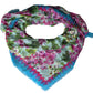 Multicolor Floral Square Shawl Wrap Scarf