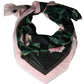 Multicolor Roses Square Shawl Wrap Scarf