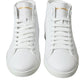 White Saint Tropez High Top Men Sneakers Shoes