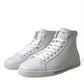 White Saint Tropez High Top Men Sneakers Shoes