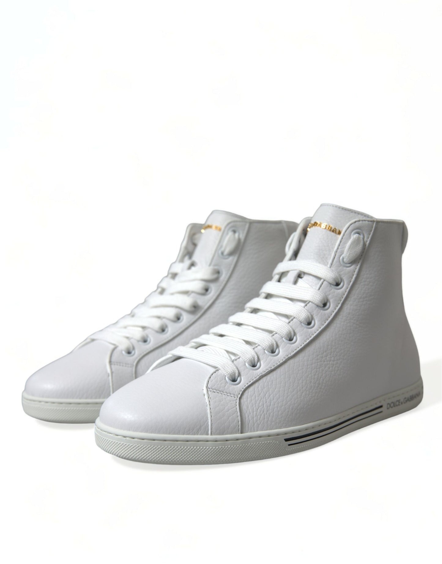 White Saint Tropez High Top Men Sneakers Shoes