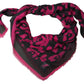 Elegant Pink Cashmere-Blend Square Scarf