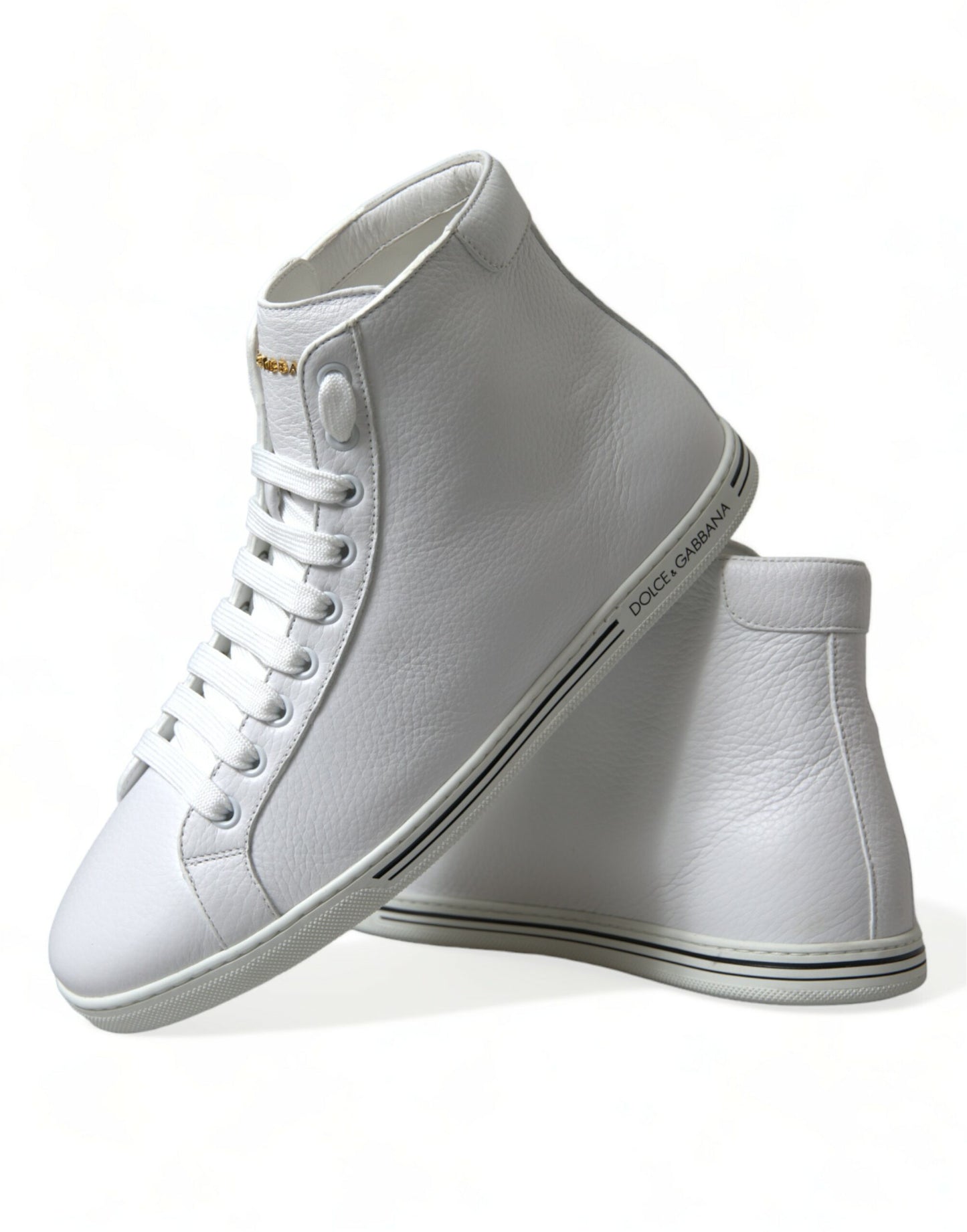 White Saint Tropez High Top Men Sneakers Shoes