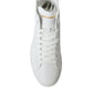 White Saint Tropez High Top Men Sneakers Shoes