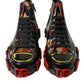 Multicolor Camouflage High Top Men Sneakers Shoes