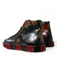 Multicolor Camouflage High Top Men Sneakers Shoes