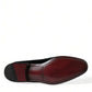Black Velvet Loafers Formal Dress Shoes