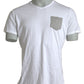 Elegant White Cotton Crew-Neck Tee