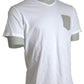 Elegant White Cotton Crew-Neck Tee
