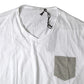 Elegant White Cotton Crew-Neck Tee