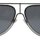 Sleek Grey Metal Sunglasses for Men